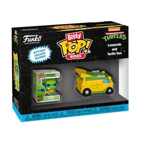 Bitty Pop! Ride Teenage Mutant Ninja Turtles - Leonardo con il Turtle Van